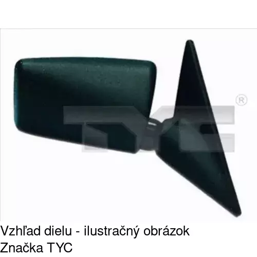 Vonkajšie zrkadlo POLCAR 2304521E