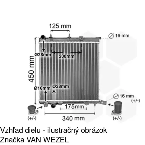 Chladiče vody 2315083X /POLCAR/ - obr. 5