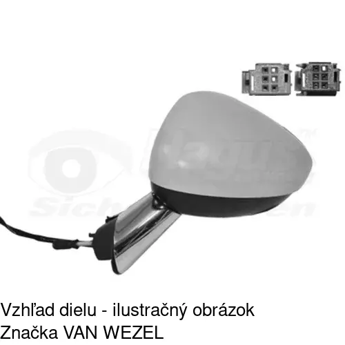 Vonkajšie zrkadlo 2318517M /POLCAR/ - obr. 4