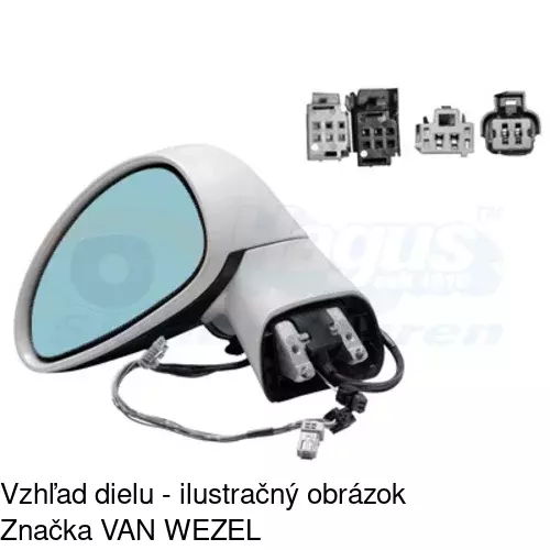 Vonkajšie zrkadlo 2329524E /POLCAR/ - obr. 5