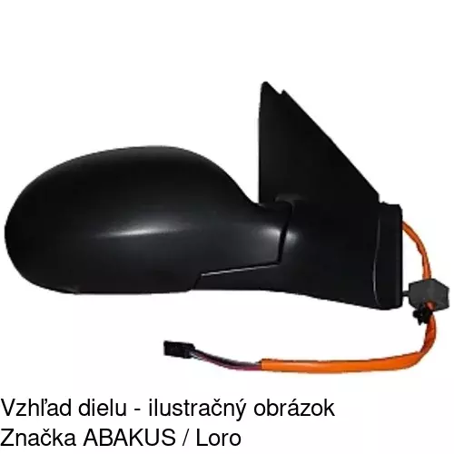 Vonkajšie zrkadlo 2332524M /POLCAR/ - obr. 2