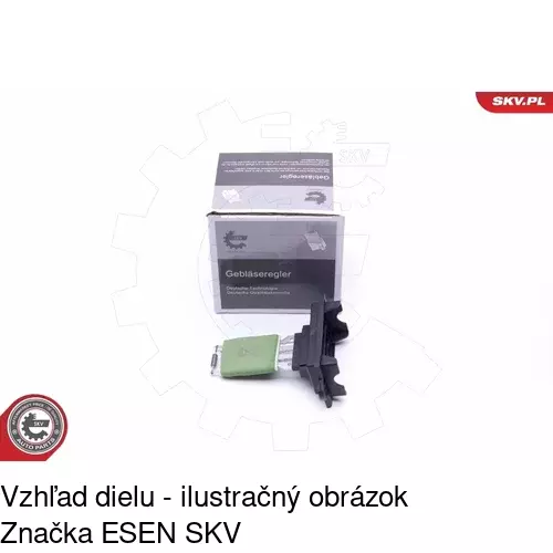 Ovládače klimatizácie 2332KST-1 /POLCAR/ - obr. 1
