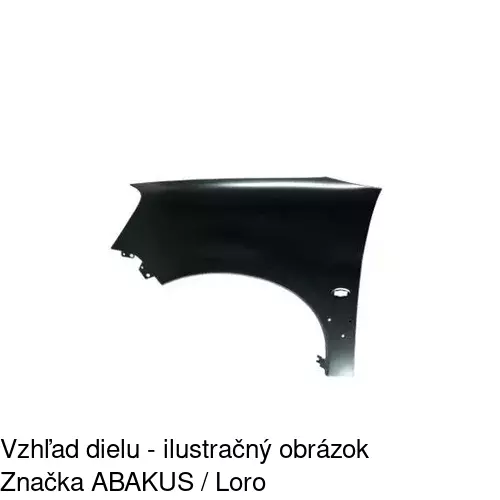Predný blatník 235101 /POLCAR/ - obr. 3