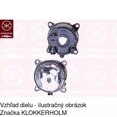 Hmlové svetlo - predné 235129-E /POLCAR/ - obr. 1