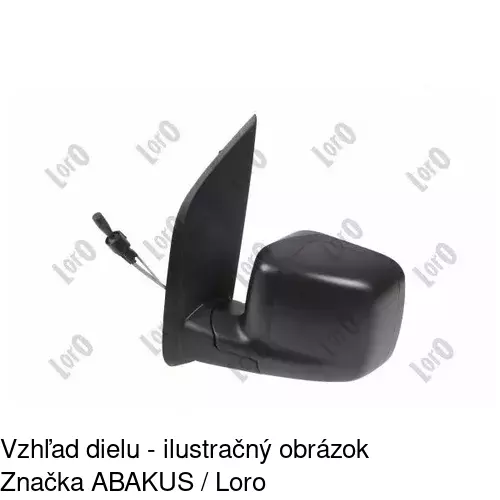 Vonkajšie zrkadlo 2391512M /POLCAR/ - obr. 2