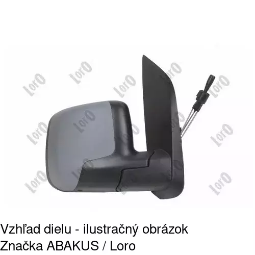 Vonkajšie zrkadlo 2391522M /POLCAR/ - obr. 3