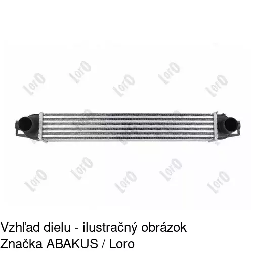 Chladiče vzduchu (Intercoolery) 2391J8-1 /POLCAR/ - obr. 3