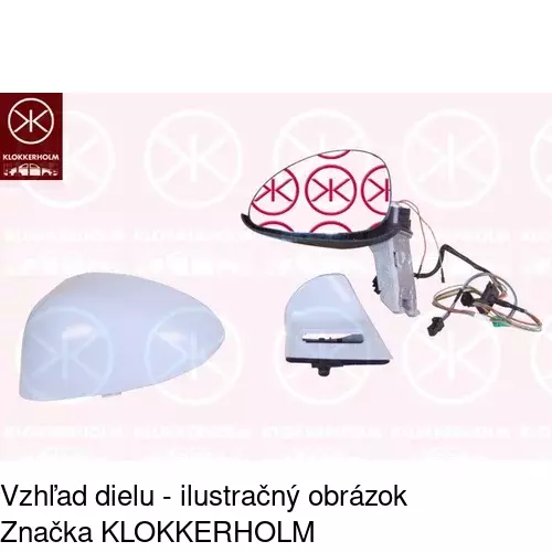 Vonkajšie zrkadlo 2395524E /POLCAR/ - obr. 2