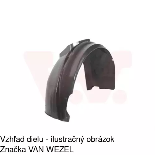 Podblatník (plast) 2397FP1Q /POLCAR/ - obr. 1