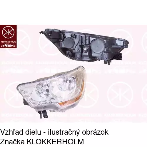 Hlavný reflektor 23C109-U /POLCAR/ - obr. 2