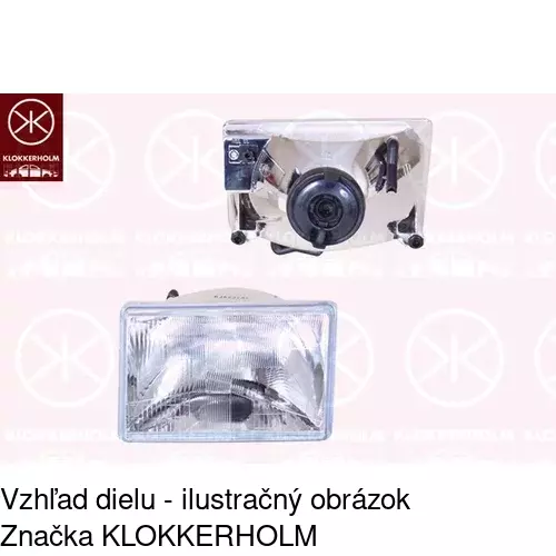 Hlavný reflektor 240410-E /POLCAR/ - obr. 1