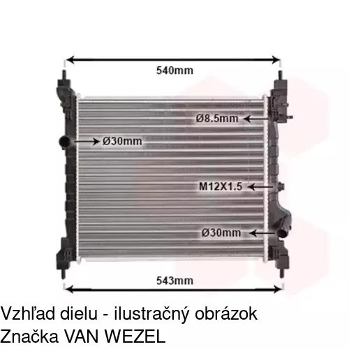 Chladiče vody 250208-1 /POLCAR/ - obr. 3