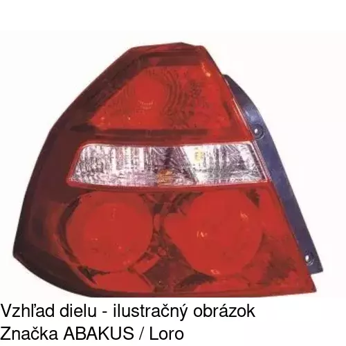 Zadné svetlo 250488-E /POLCAR/ - obr. 2