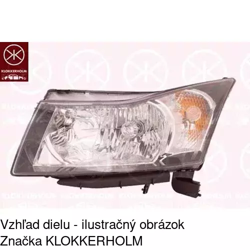 Hlavný reflektor 250809-E /POLCAR/ - obr. 1
