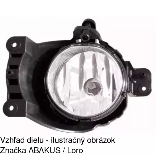 Hmlové svetlo - predné 25B129-E /POLCAR/ - obr. 1