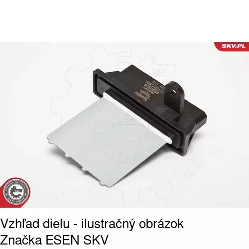Ovládače klimatizácie 2705KST-2 /POLCAR/ - obr. 1