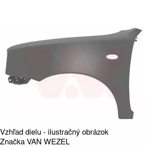Predný blatník 270602 /POLCAR/ - obr. 1