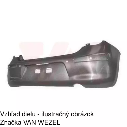 Zadný nárazník 270896 /POLCAR/