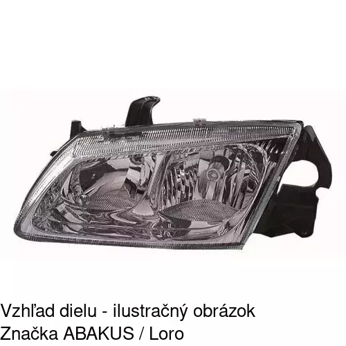 Hlavný reflektor 275509-E /POLCAR/ - obr. 1