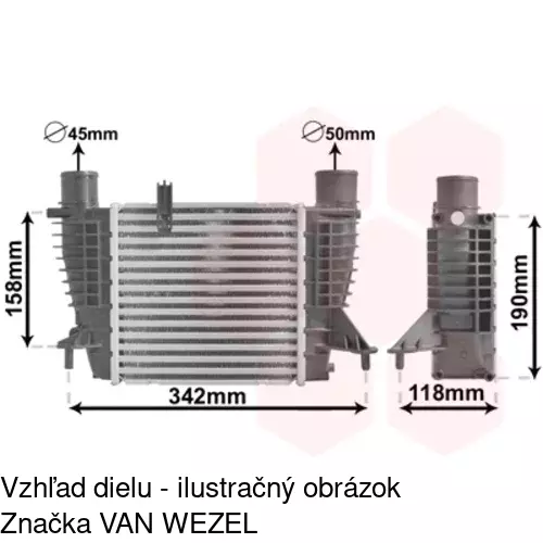 Chladiče vzduchu (Intercoolery) 2758J81X /POLCAR/ - obr. 4