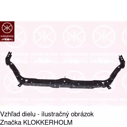 Horný nosník predného čela POLCAR 275904