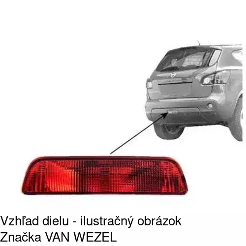 Hmlové svetlo - zadné 275997-E /POLCAR/ - obr. 4
