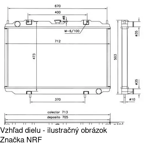 Chladiče vody POLCAR 2761083K
