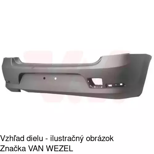 Zadný nárazník 280196 /POLCAR/ - obr. 2