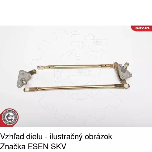 Náhon stieračov bez motora 2902MWP1 /POLCAR/ - obr. 1