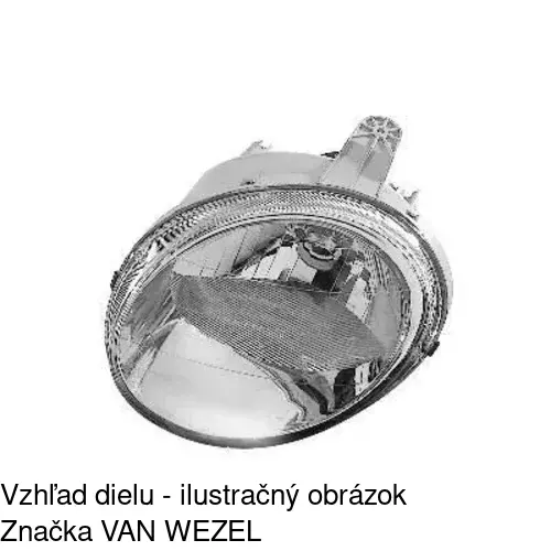 Hlavný reflektor 2903090E /POLCAR/ - obr. 5