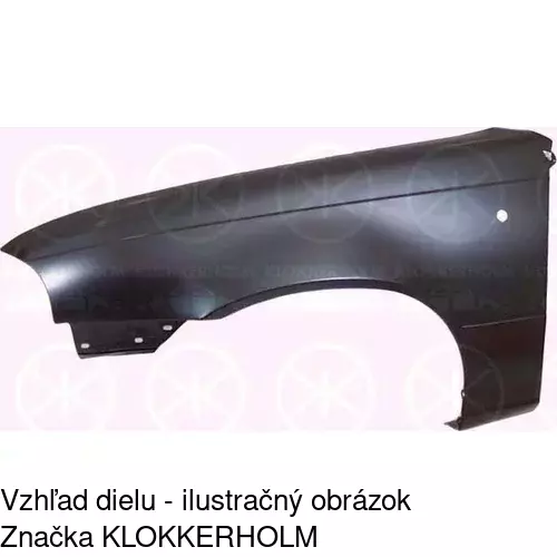 Predný blatník 291002 /POLCAR/