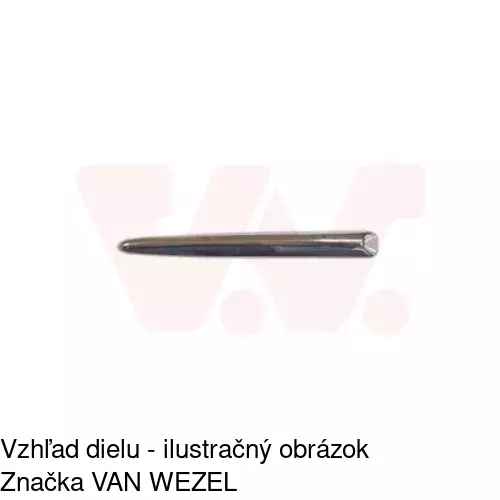 Lišta kapoty POLCAR 300203-8