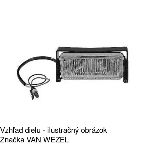 Hmlové svetlo - predné 300229-E /POLCAR/ - obr. 2