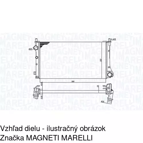 Chladiče vody 3003082X /POLCAR/ - obr. 1