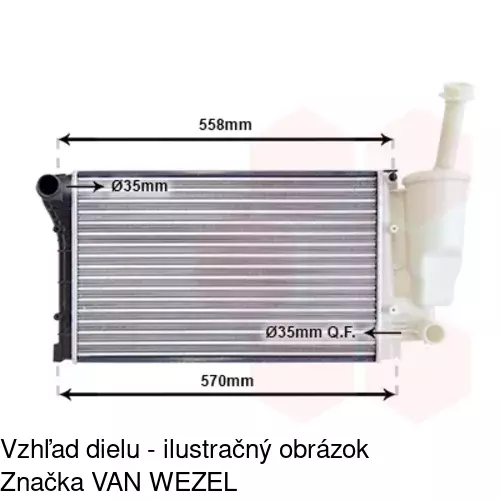 Chladiče vody 300308A5 /POLCAR/ - obr. 4