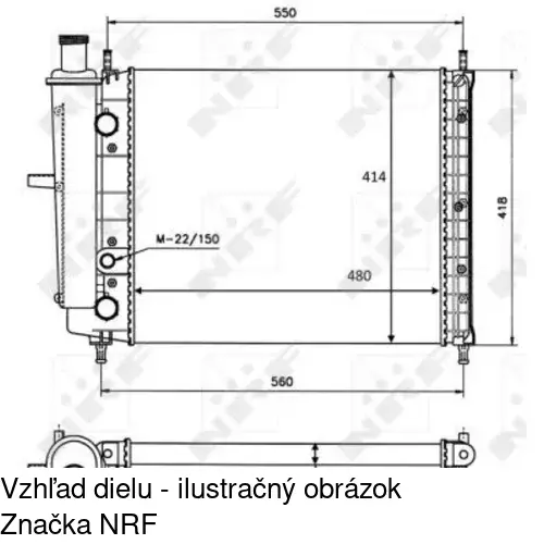 Chladiče vody 3018081X /POLCAR/ - obr. 3