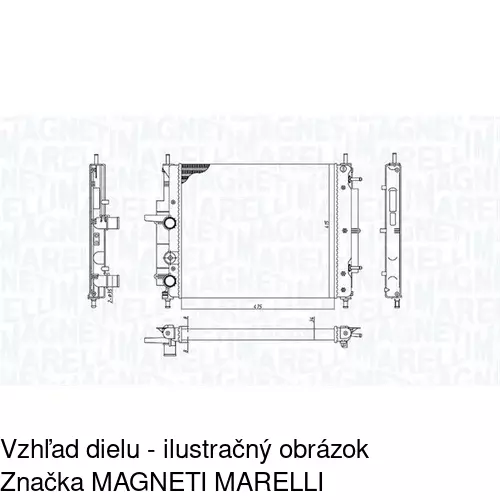 Chladiče vody POLCAR 301908A6