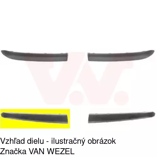 Lišta nárazníka 30220716 /POLCAR/ - obr. 3
