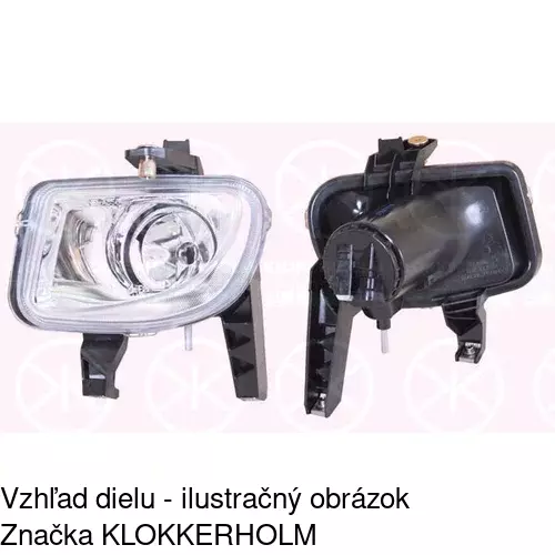 Hmlové svetlo - predné 302429-E /POLCAR/ - obr. 1