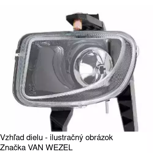 Hmlové svetlo - predné 3024292E /POLCAR/ - obr. 4
