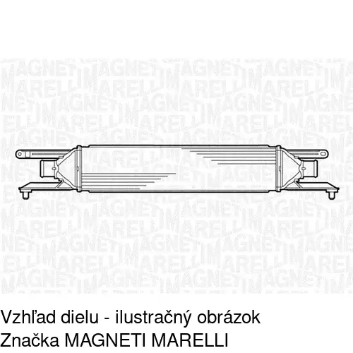 Chladiče vzduchu (Intercoolery) 3024J81X /POLCAR/