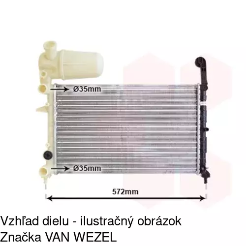 Chladiče vody 302608-1 /POLCAR/ - obr. 3