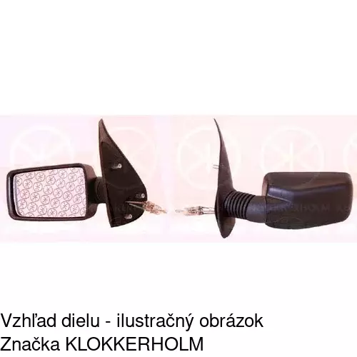 Vonkajšie zrkadlo 3026511M /POLCAR/ - obr. 2