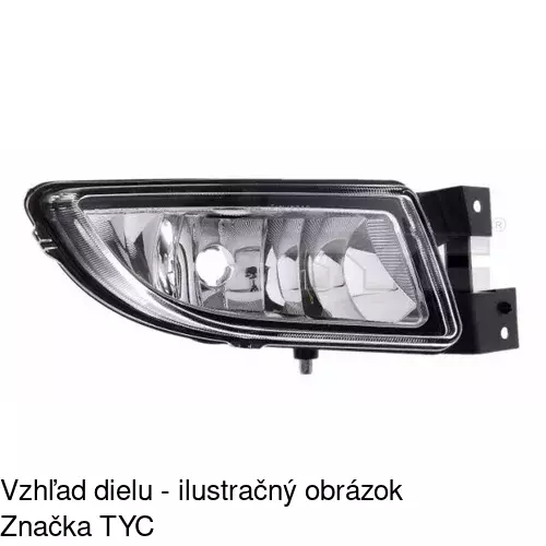Hmlové svetlo - predné POLCAR 303130-U
