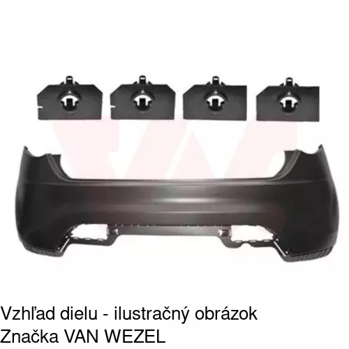 Zadný nárazník 303196 /POLCAR/ - obr. 2