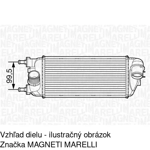 Chladiče vzduchu (Intercoolery) POLCAR 3035J8-4