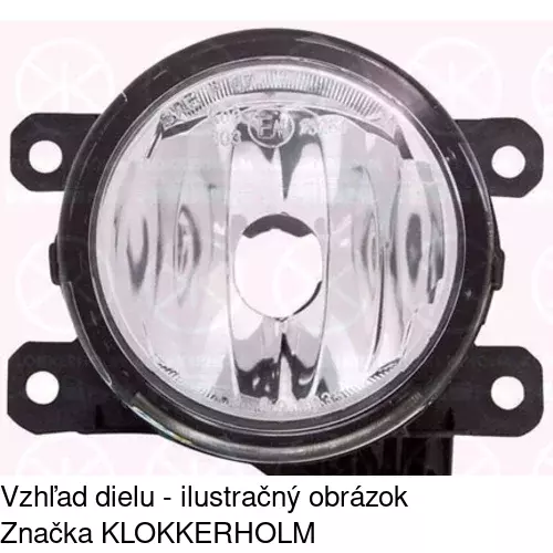Hmlové svetlo - predné POLCAR 303629-E