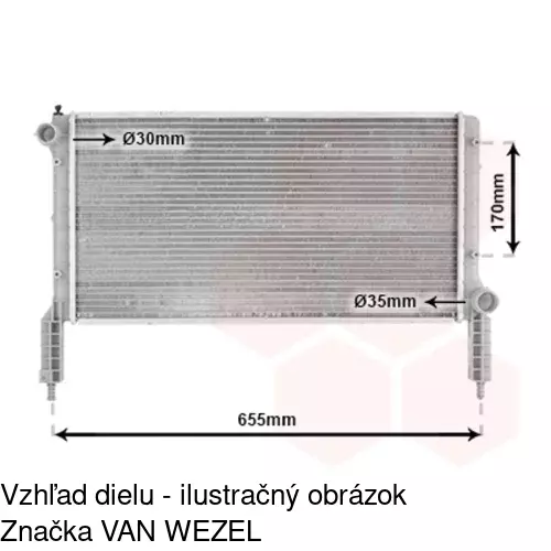 Chladiče vody 3040082X /POLCAR/ - obr. 4