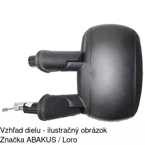 Vonkajšie zrkadlo 3040511M /POLCAR/ - obr. 2