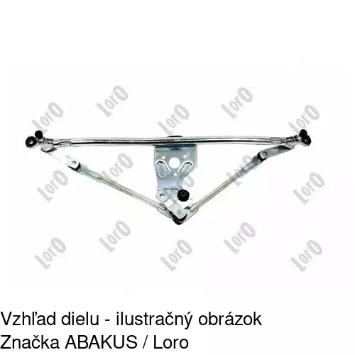 Motorček stieračov 3040SWP4 /POLCAR/ - obr. 1